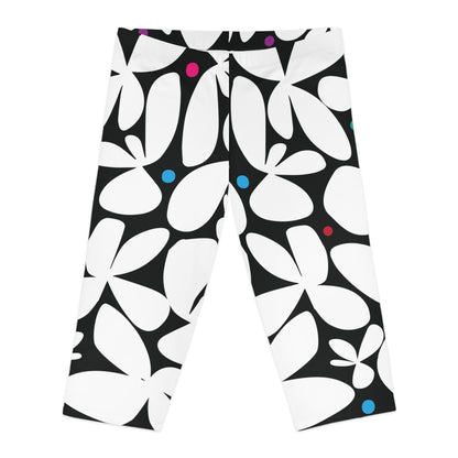 Daisy Dazzle Women's Capri Leggings
