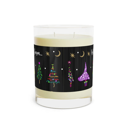 Colorful Trees Scented Candle - Full Glass, 11oz