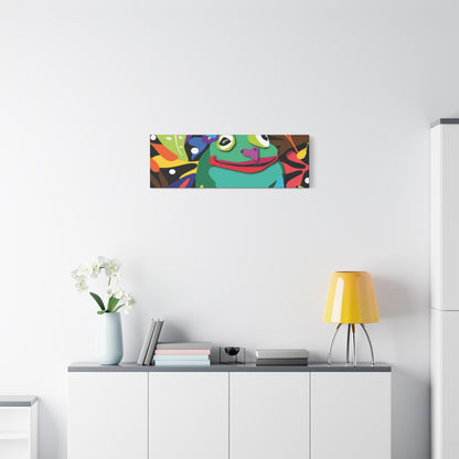 Frogalicous Matte Canvas, Stretched, 1.25"