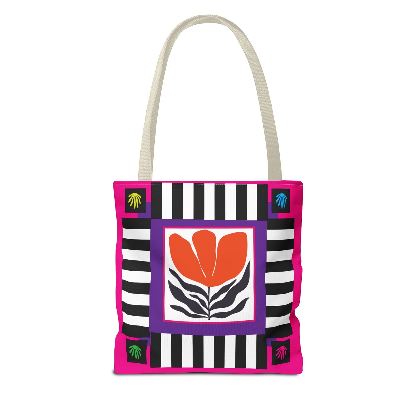 Orange Petal Pop Tote Bag