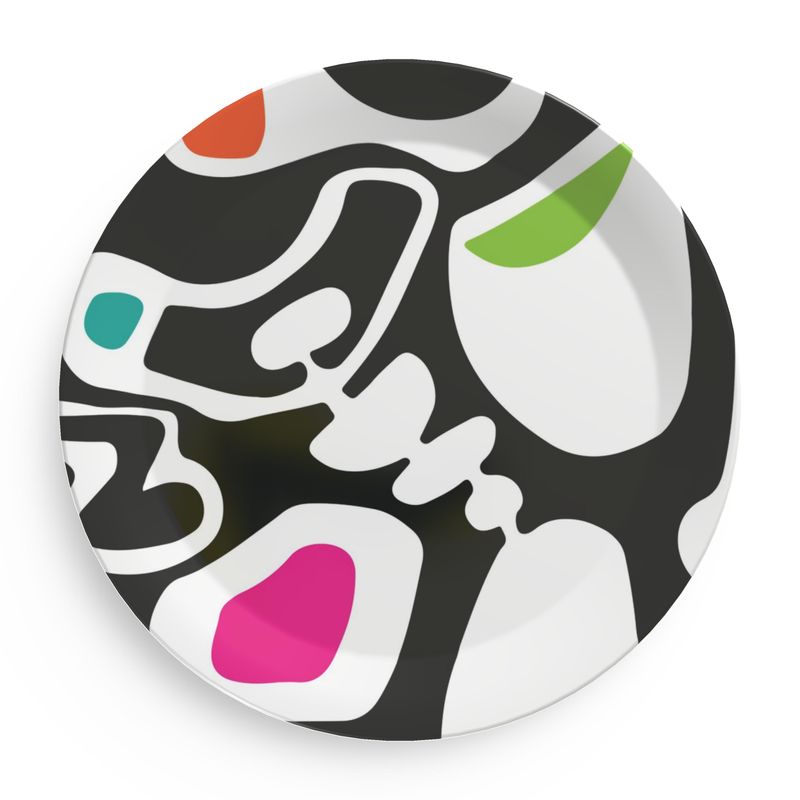 Morning Floral Plastic Plate