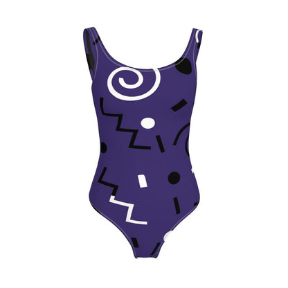 Purple Swirlverse Swimsuit