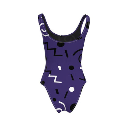Purple Swirlverse Swimsuit