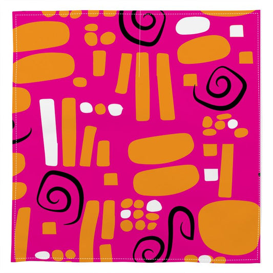 Creamscicle Spin Cloth Napkin