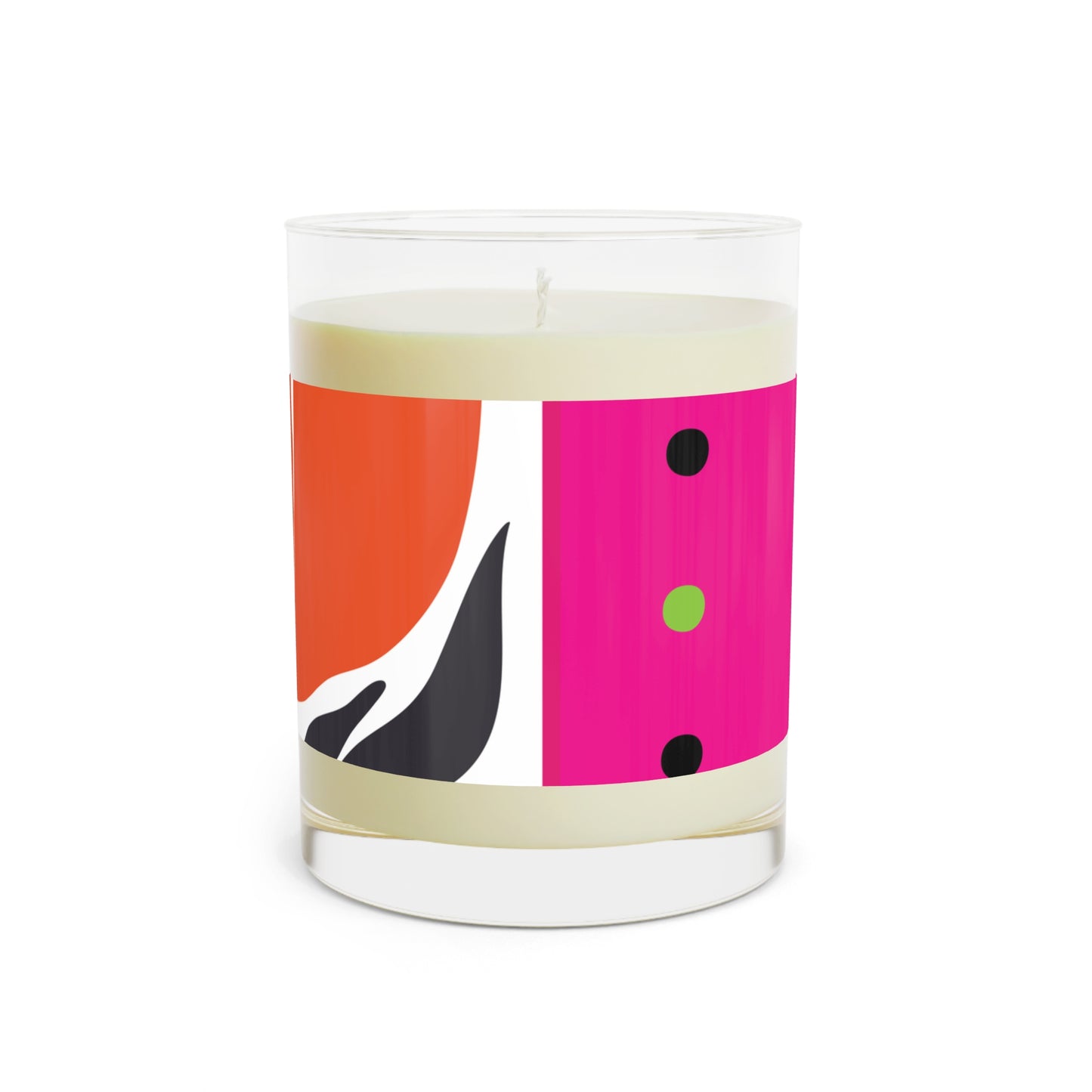 Orange Petal Pop Scented Candle - Full Glass, 11oz