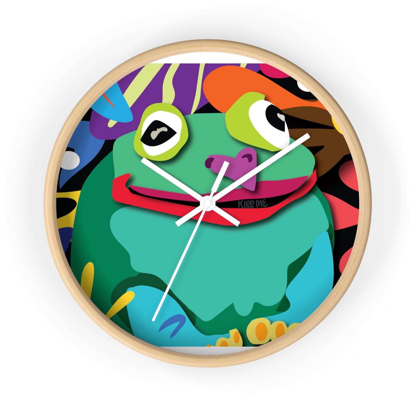 Frogolicious Wall Clock