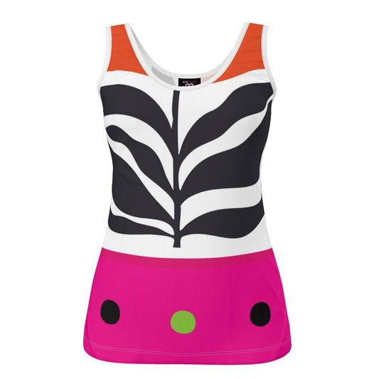 Orange Petal Pop Tank