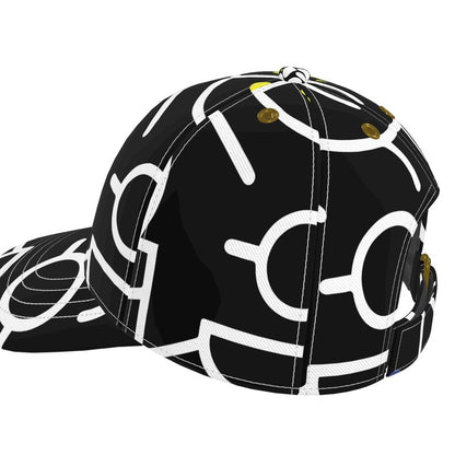 Black & White Scribbles Cap