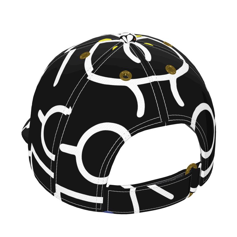 Black & White Scribbles Cap