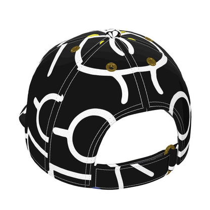 Black & White Scribbles Cap