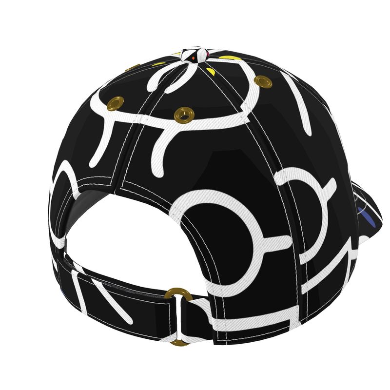Black & White Scribbles Cap
