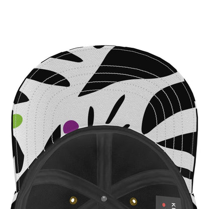Black & White Scribbles Cap