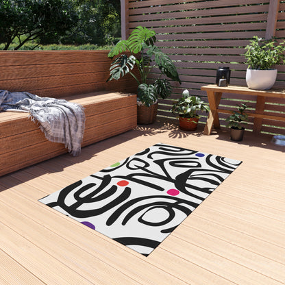 Bold Strokes Outdoor Rug
