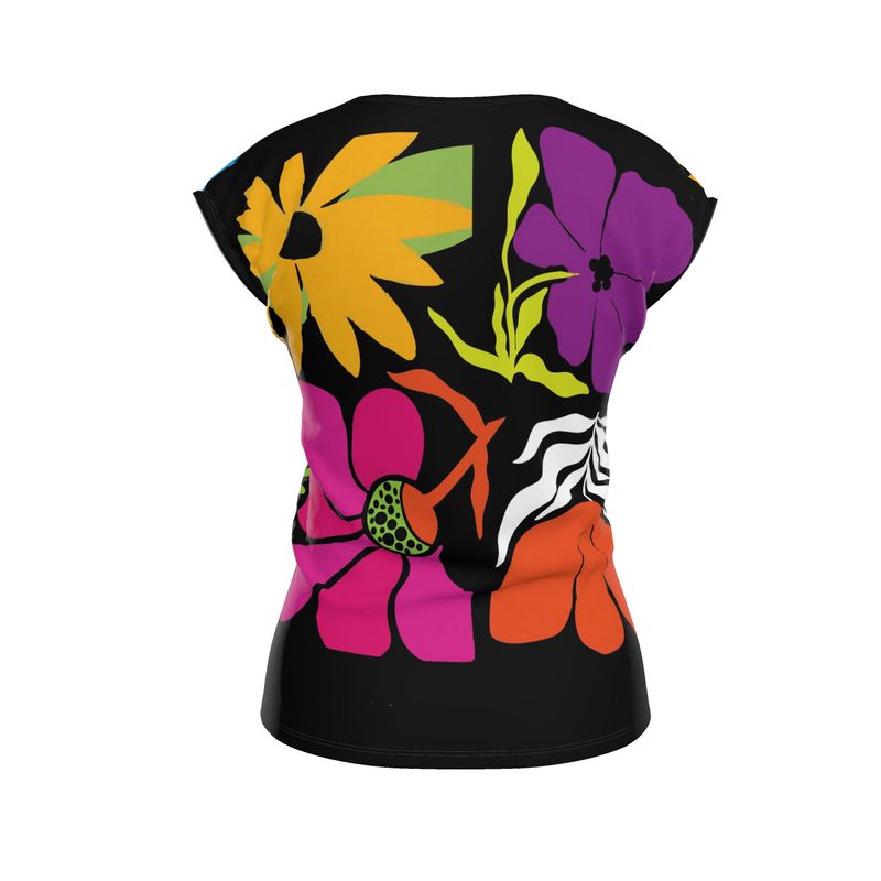 Bloom Noir Ladies T