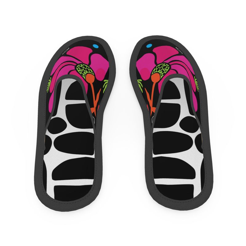 Bloom Noir Slippers