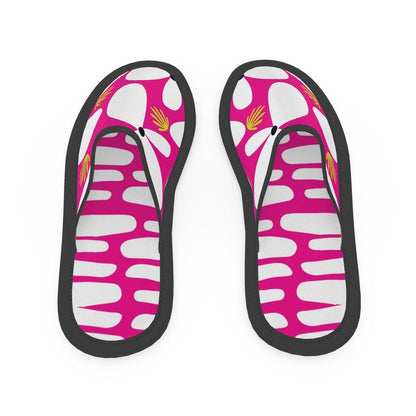 Pink Pop Daisey Slippers