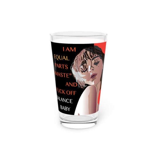Namaste Pint Glass, 16oz