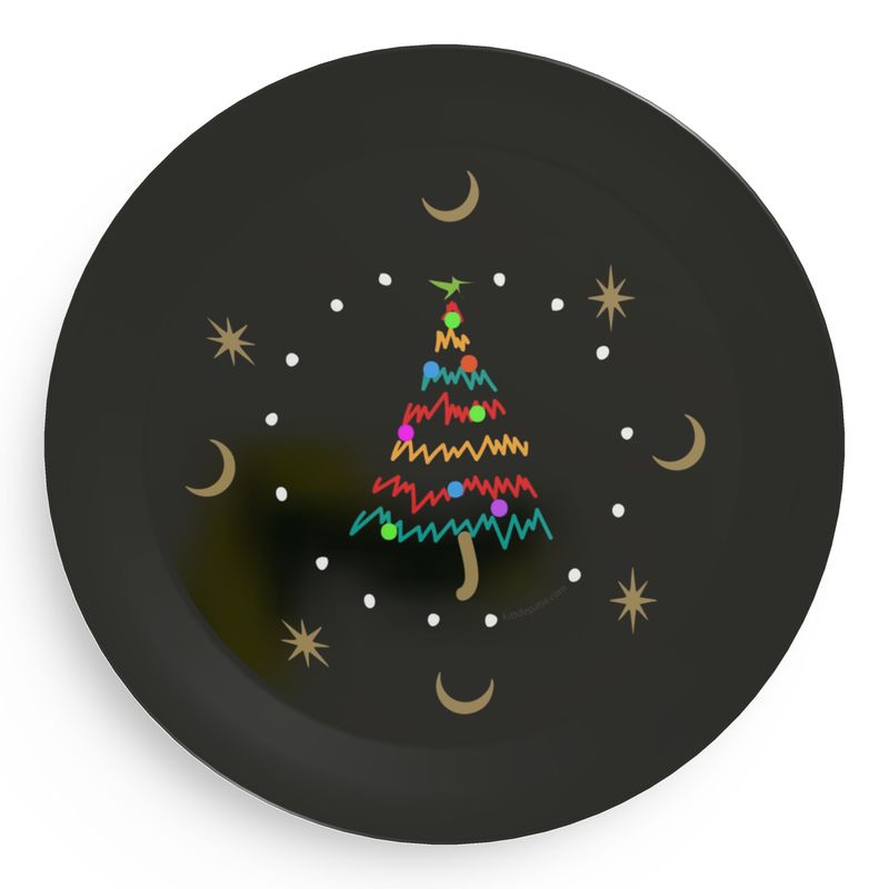 Holiday Trees  Party Plates