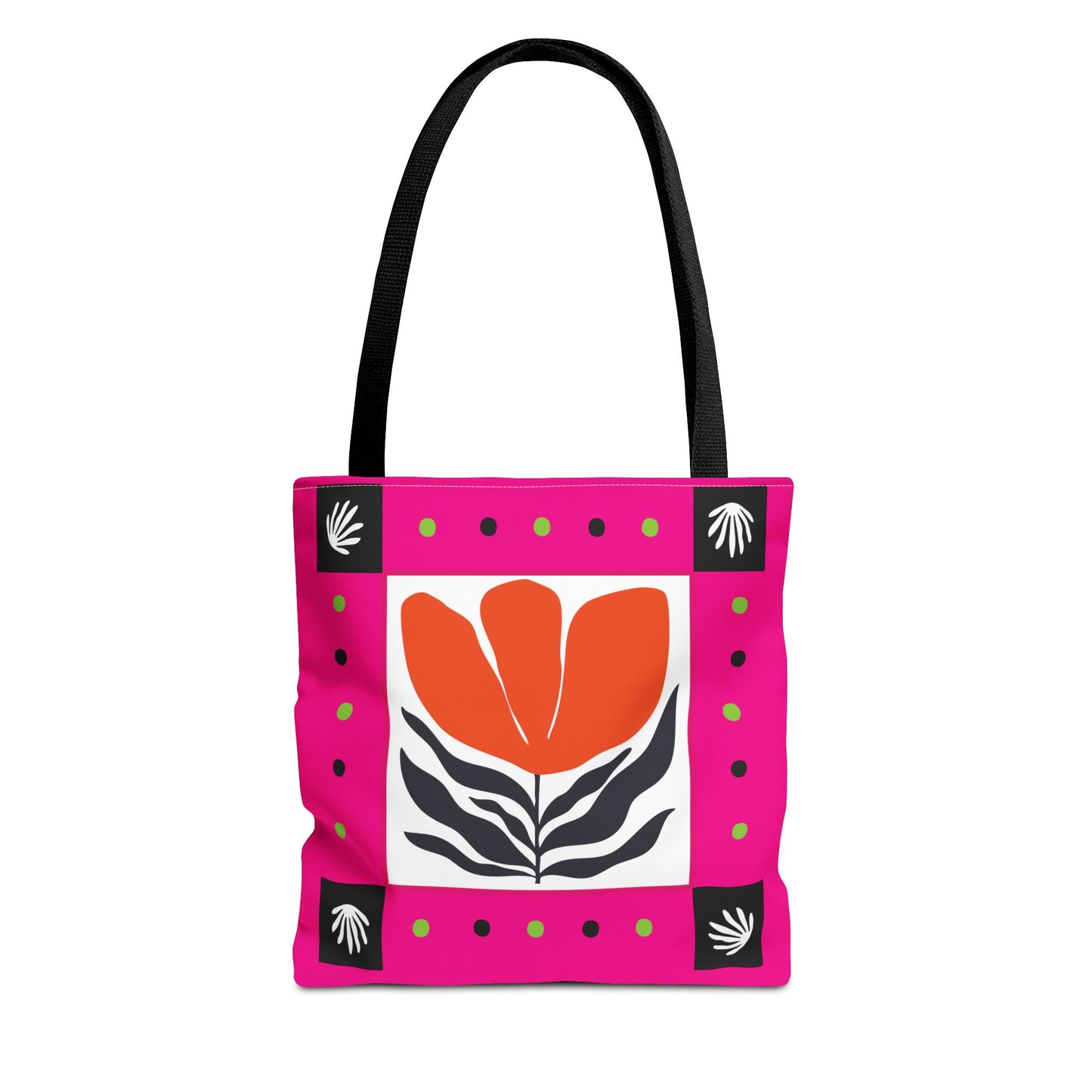 Orange Petal Pop Tote Bag
