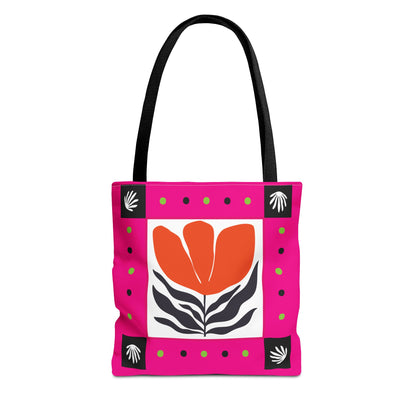Orange Petal Pop Tote Bag