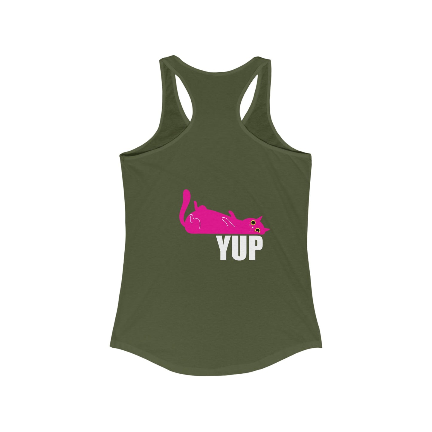Stay Weird Women's Ideal Racerback Tank