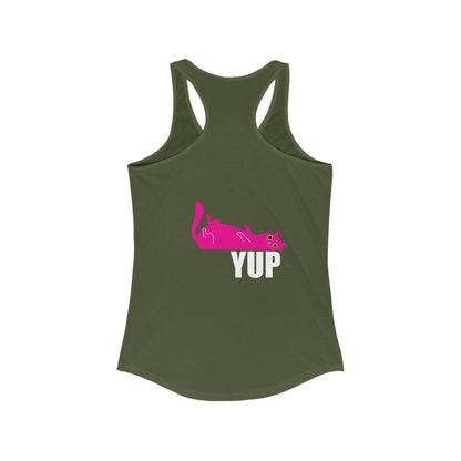 Stay Weird Women's Ideal Racerback Tank