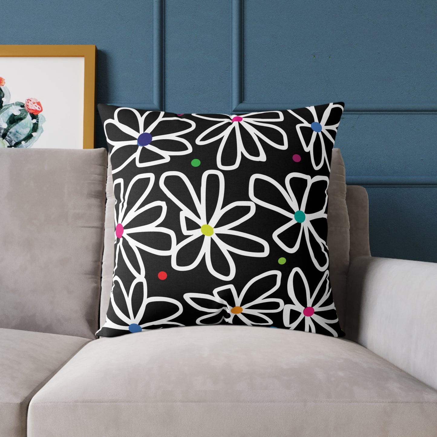 Square Poly Canvas Pillow