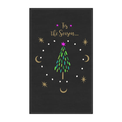 Green Holiday Tree Tea Towels (cotton, poly)