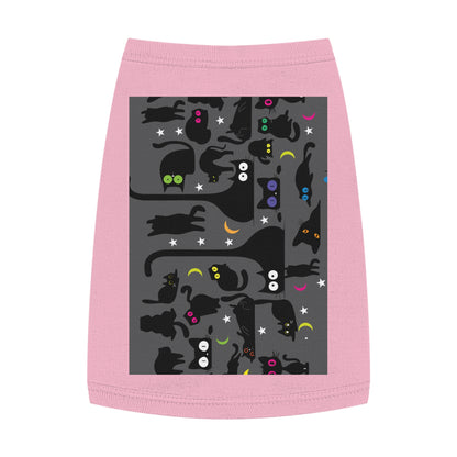Grey Wicked Whiskers Pet Tank Top