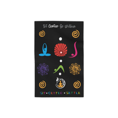 I Love Yoga Beach Towels