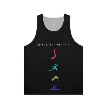I Love Yoga Unisex Tank Top