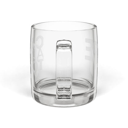 Can't Adult Today Glass Coffee Mug, 12.25oz (Engraving)