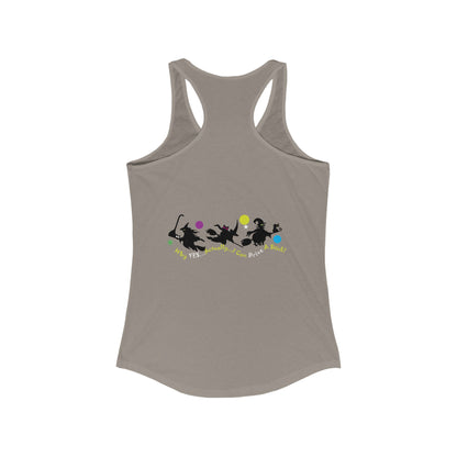 Halloween Witch Women's Ideal Racerback Tank