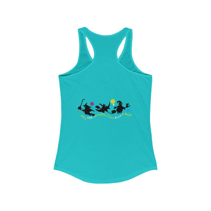 Halloween Witch Women's Ideal Racerback Tank