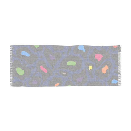 Bold Botanica (Blue) Light Scarf