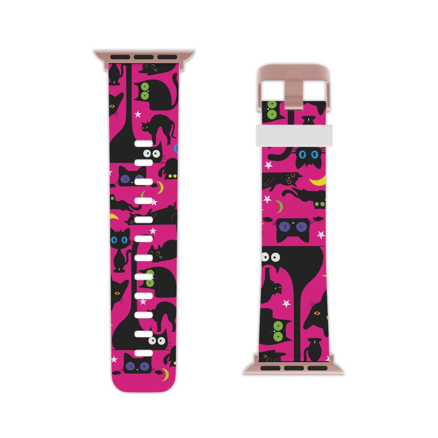 Pink Wicked Whiskers  Watch Band for Apple Watch