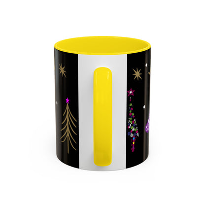 Many Colorful  Trees Accent Coffee Mug (11, 15oz)