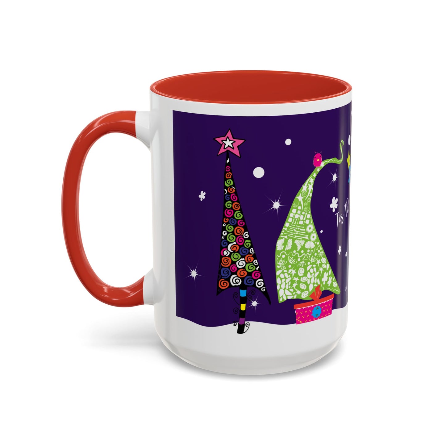 Holiday Trees Accent Coffee Mug (11, 15oz)