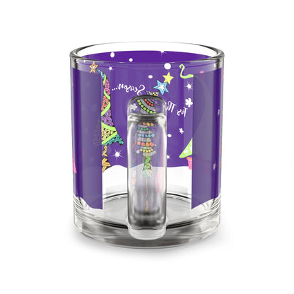 Holiday Trees Glass Mug, 10oz