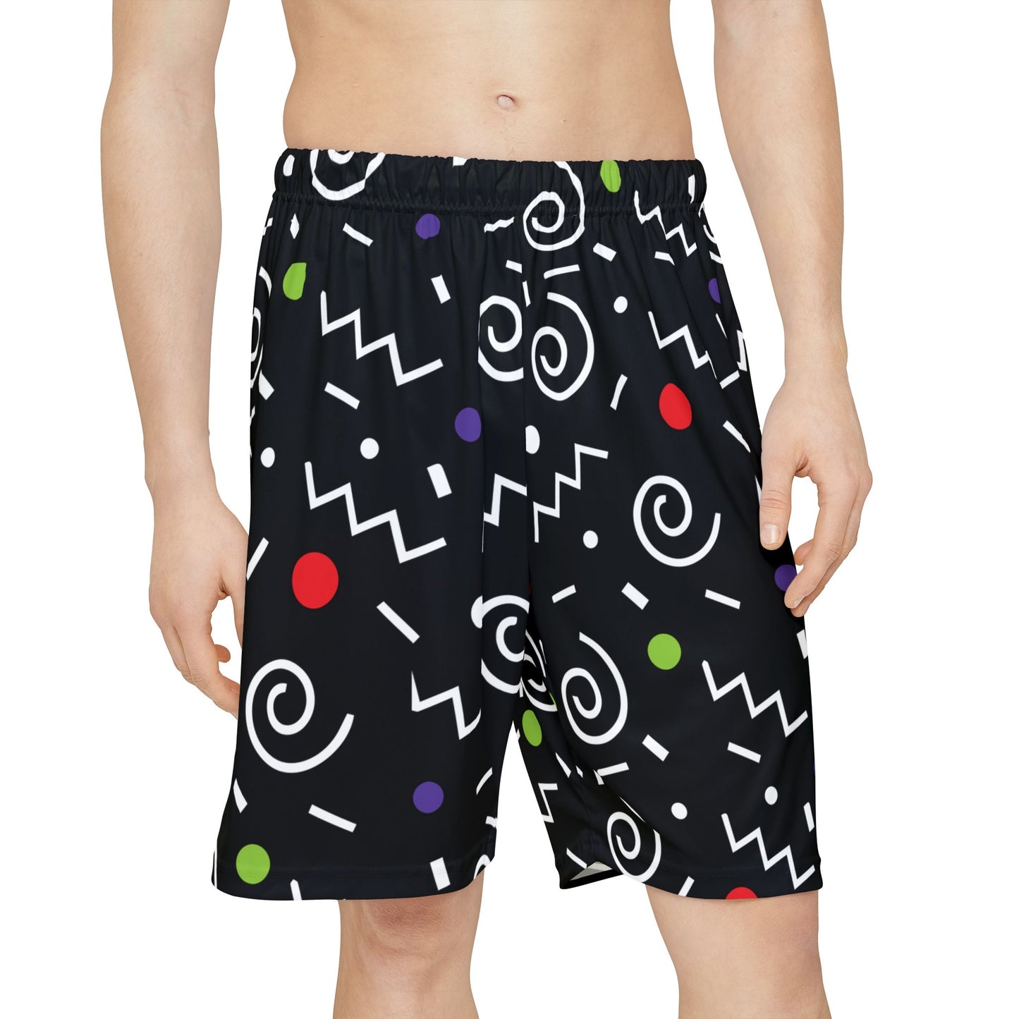 Color Scribbles  Men’s Sports Shorts
