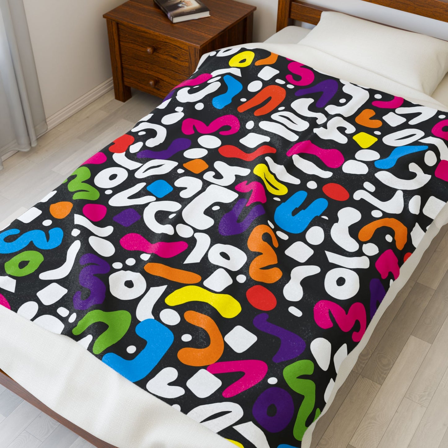 Color Do Dads Velveteen Plush Blanket