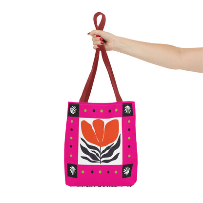 Orange Petal Pop Tote Bag