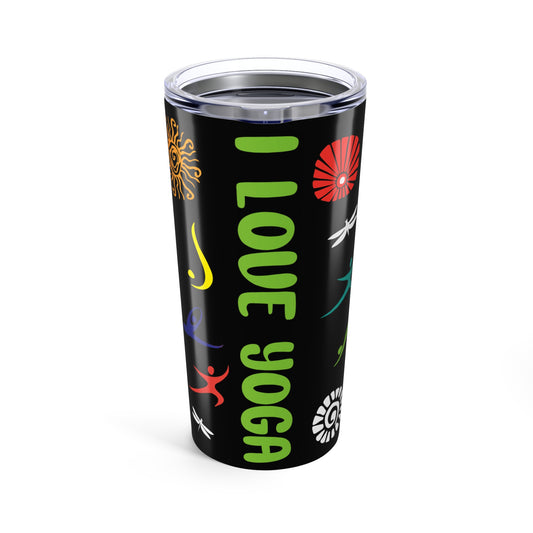 I Love Yoga Tumbler (20oz)