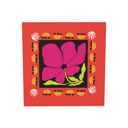 Orange Bloom Noir Note Cube