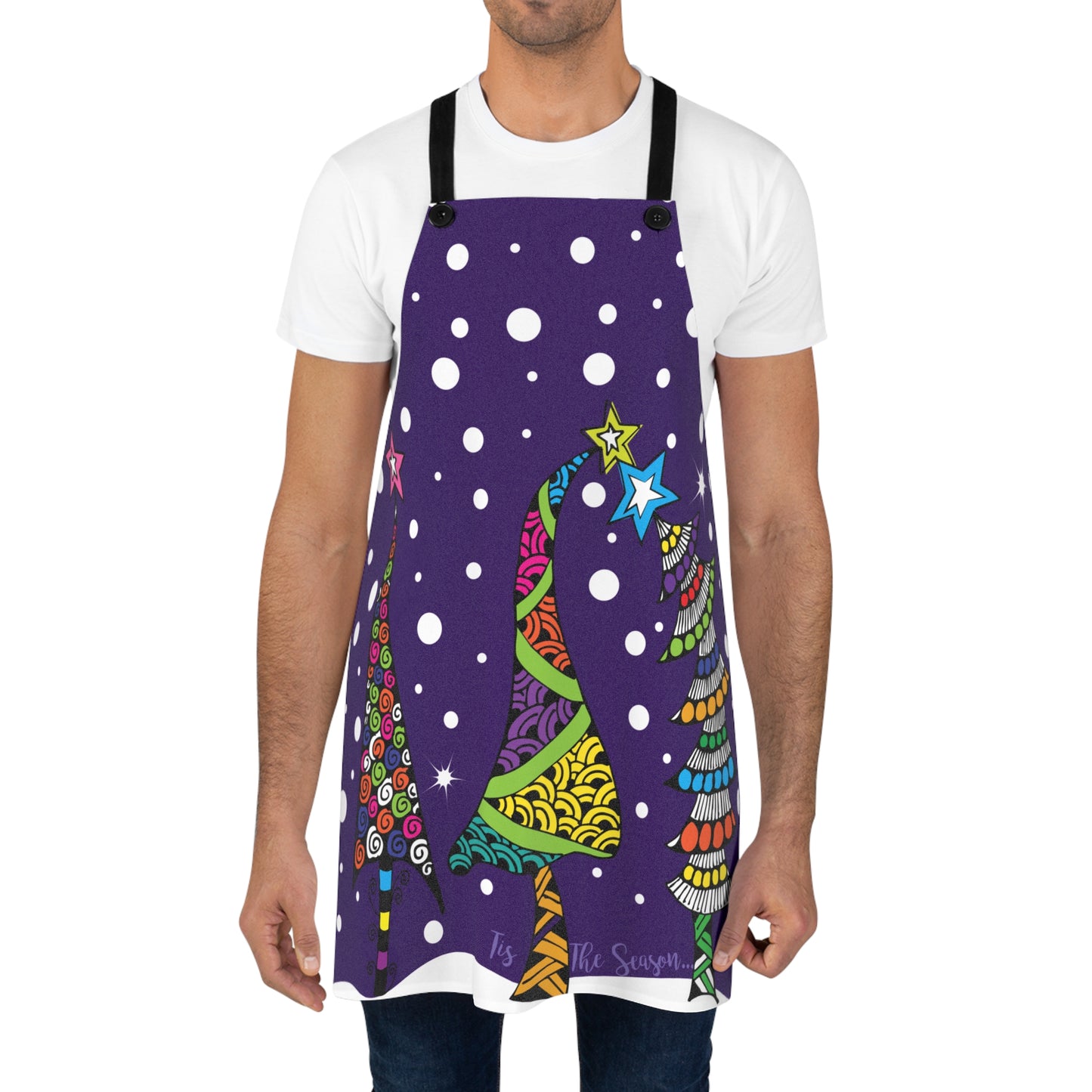 3 Holiday Trees Apron