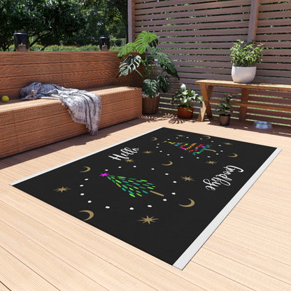 Holiday Tree Outdoor Rug