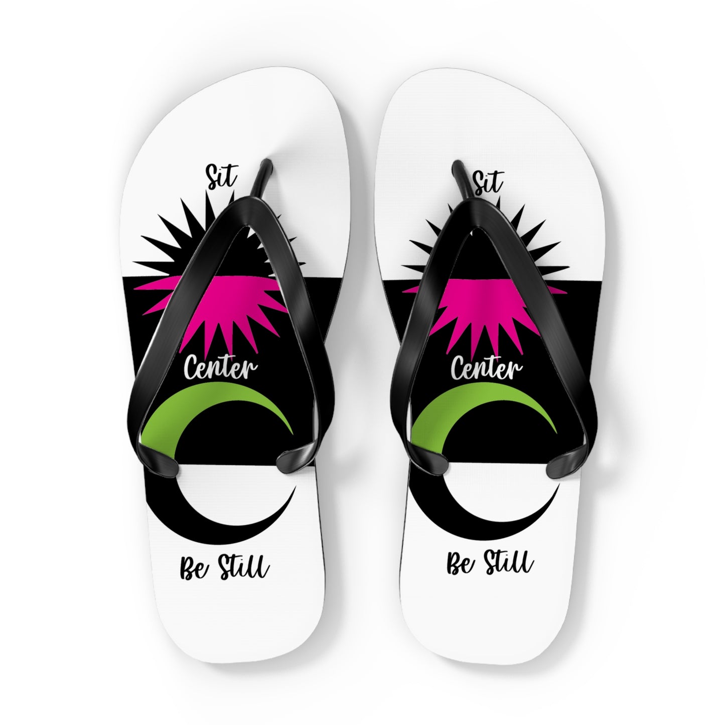 I Love Yoga Flip Flops