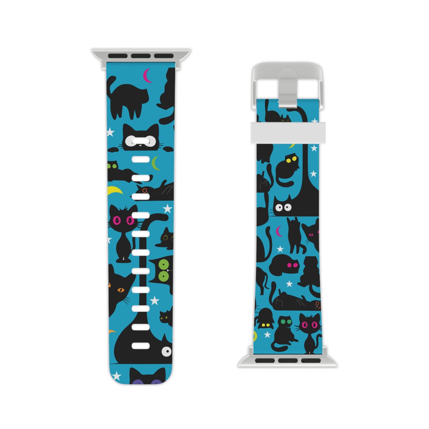 Blue Wicked Whiskers Watch Band for Apple Watch