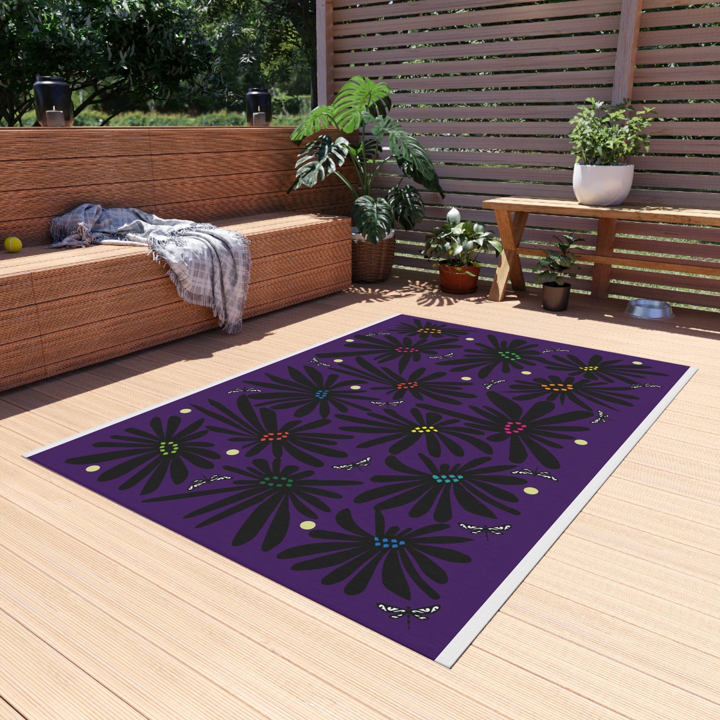 Velvet Petals Outdoor Rug
