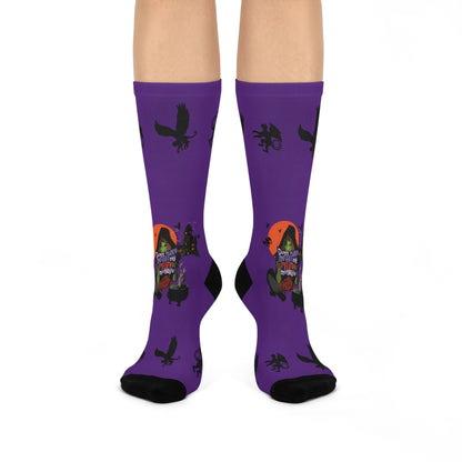 Flying Monkeys Cushioned Crew Socks